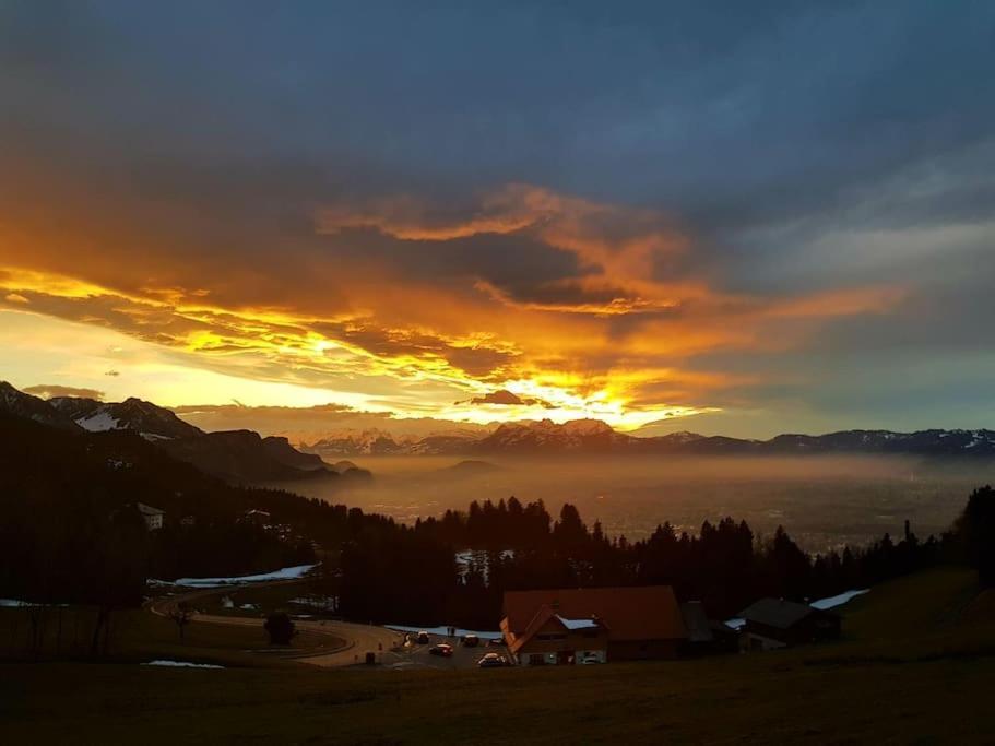 Grosszuegige Ferienwohnung Am Skigebiet Boedele Mit Rheintalblick Dornbirn Extérieur photo